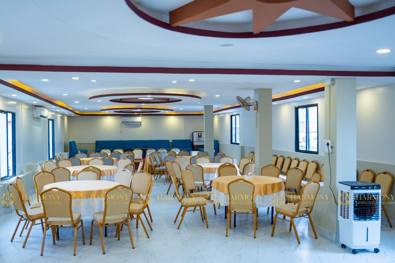 Banquet and event space at Harmony Dining & Event Center
